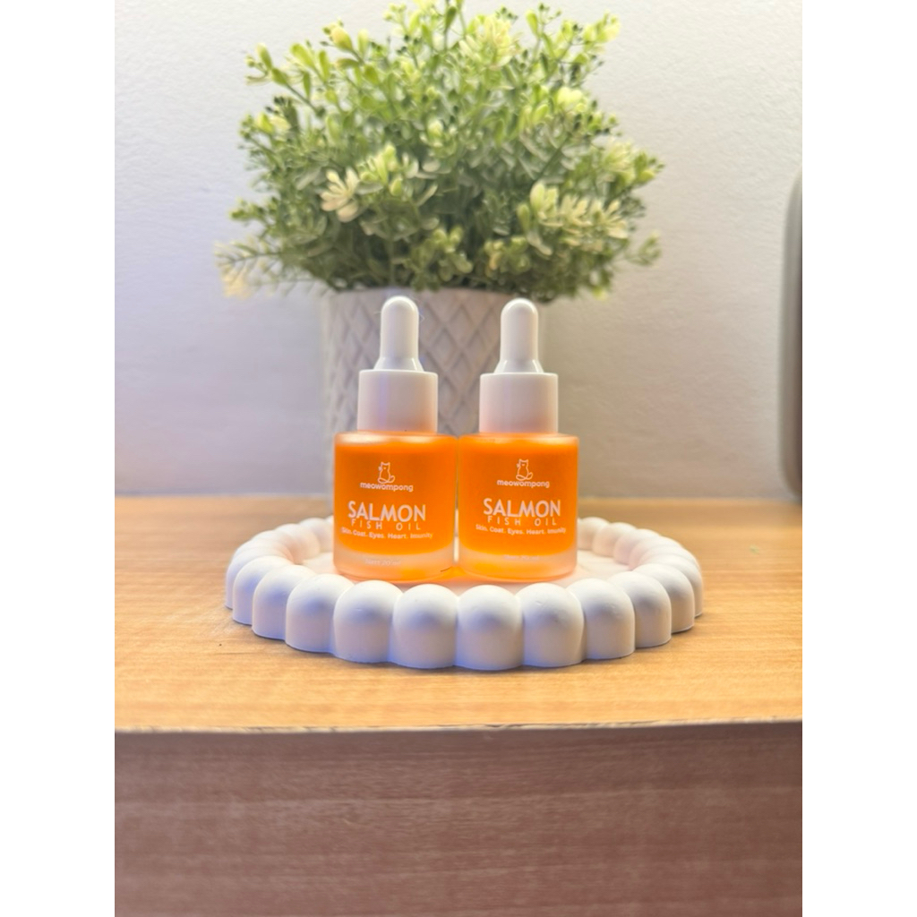 Jual [2 BOTOL] SALMON FISH OIL by Meowompong 20ML | Shopee Indonesia