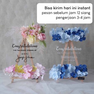 Jual Spring 30 & 42 cm | Artificial Flowers in Standing Acrylic & Wood ...