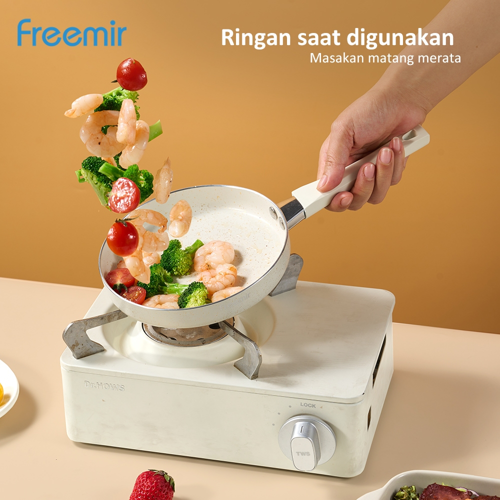 Jual [Promo Gajian] freemir Frying Pan Anti Lengket 16 Cm Granite Anti ...