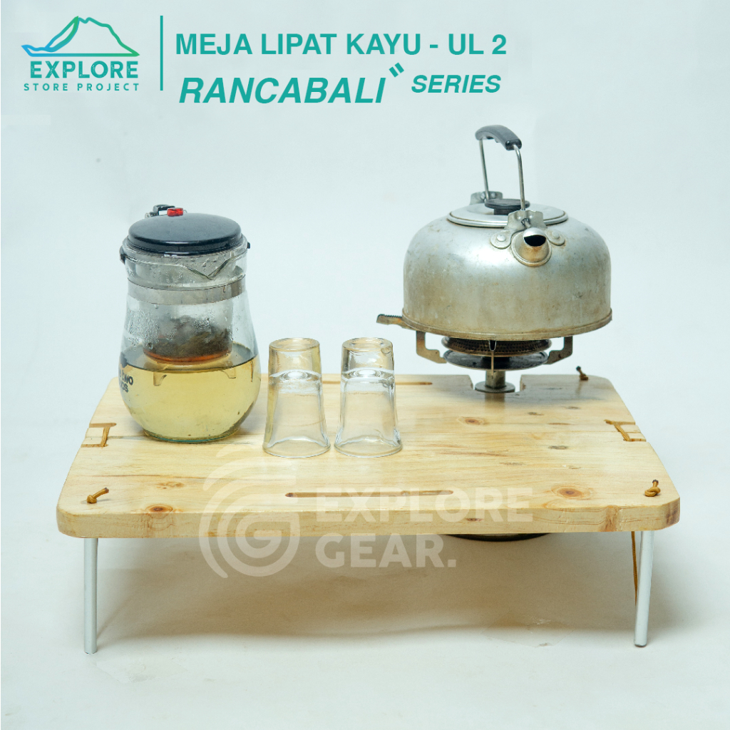 Jual Explore Store Project - Folding Table Meja Kayu Lipat Meja Camping ...