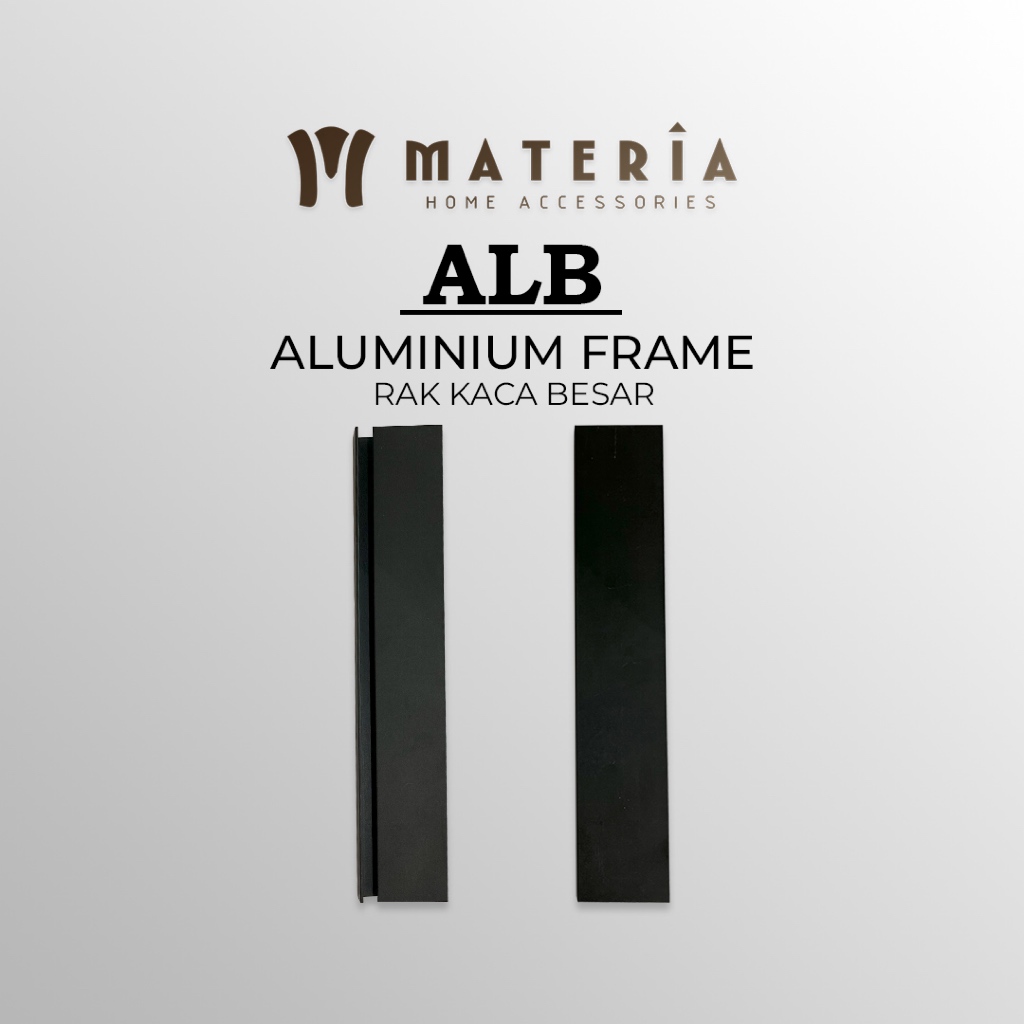 Jual Aluminium Frame untuk Rak Kaca Besar – Panjang 3 Meter | Shopee ...
