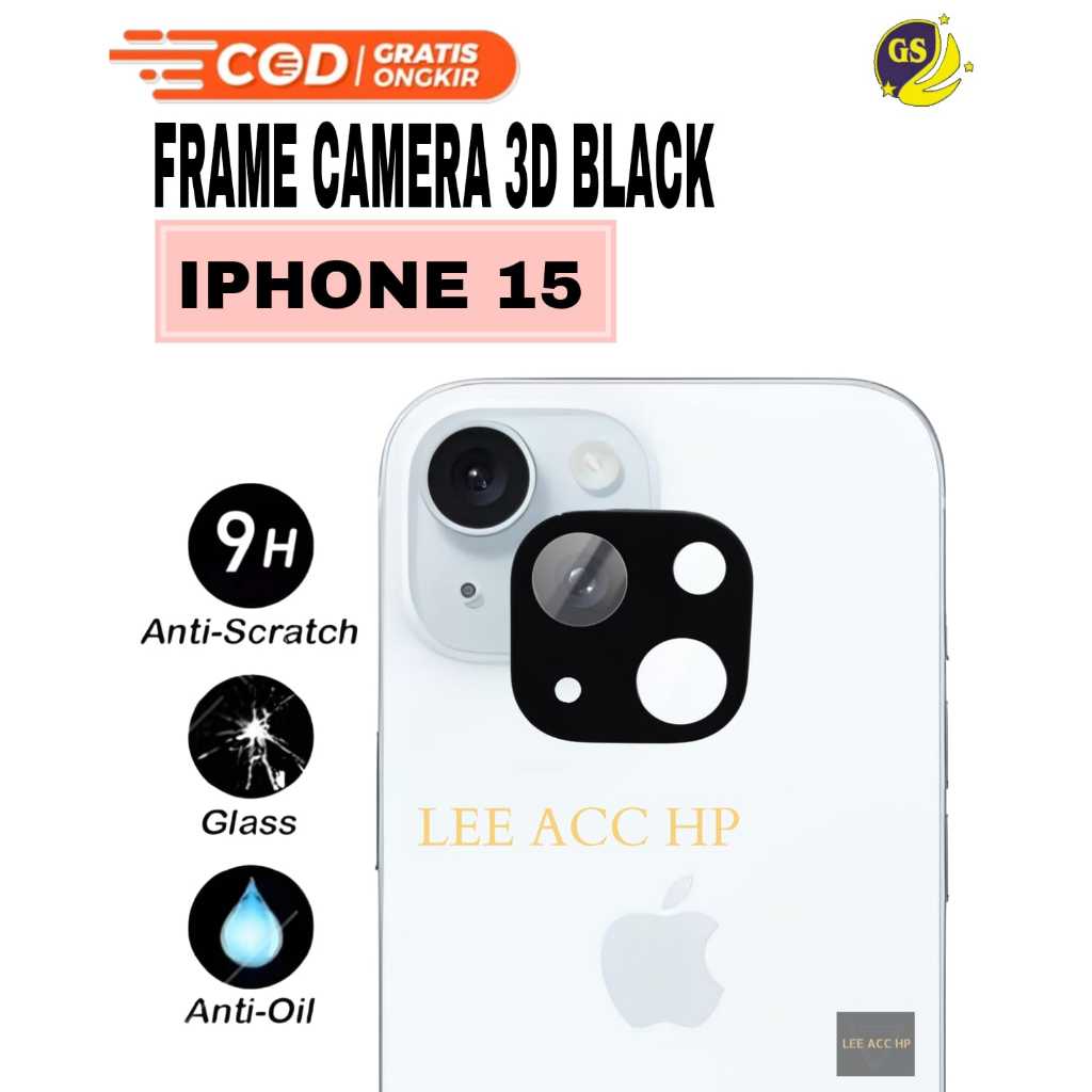 Jual FRAME CAMERA 3D BLACK IPHONE 14 / IP 14 + PLUS / IP 14 PROMAX / IP ...