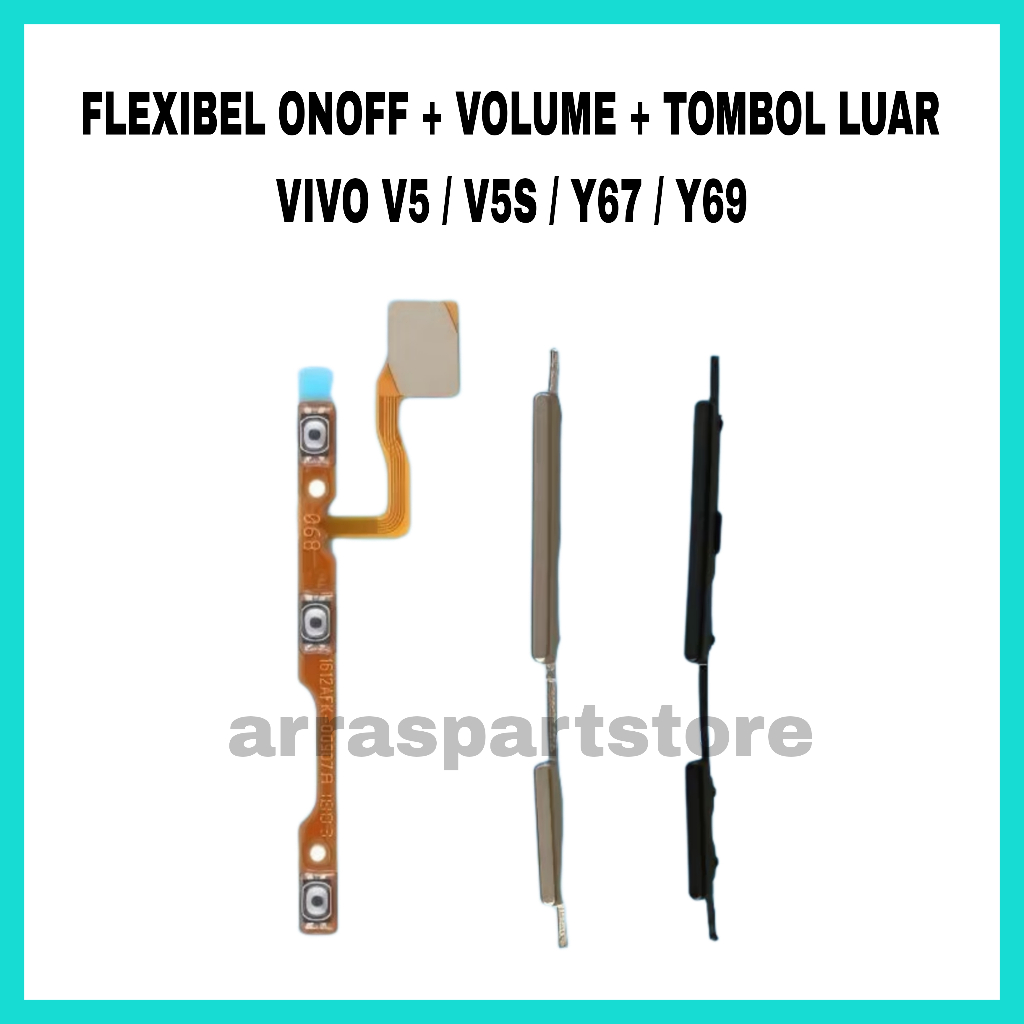 Jual Flexible Tombol On/Off untuk Vivo V5, V5s, V5 Lite, Y67, Y69 Satu ...