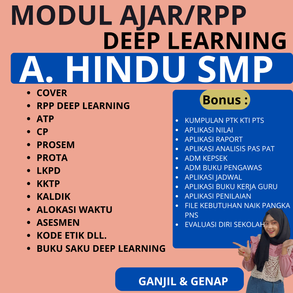 Jual Modul Ajar/RPP Deep Learning AGAMA HINDU SMP ( KELAS 7-8-9 ) - RPP ...