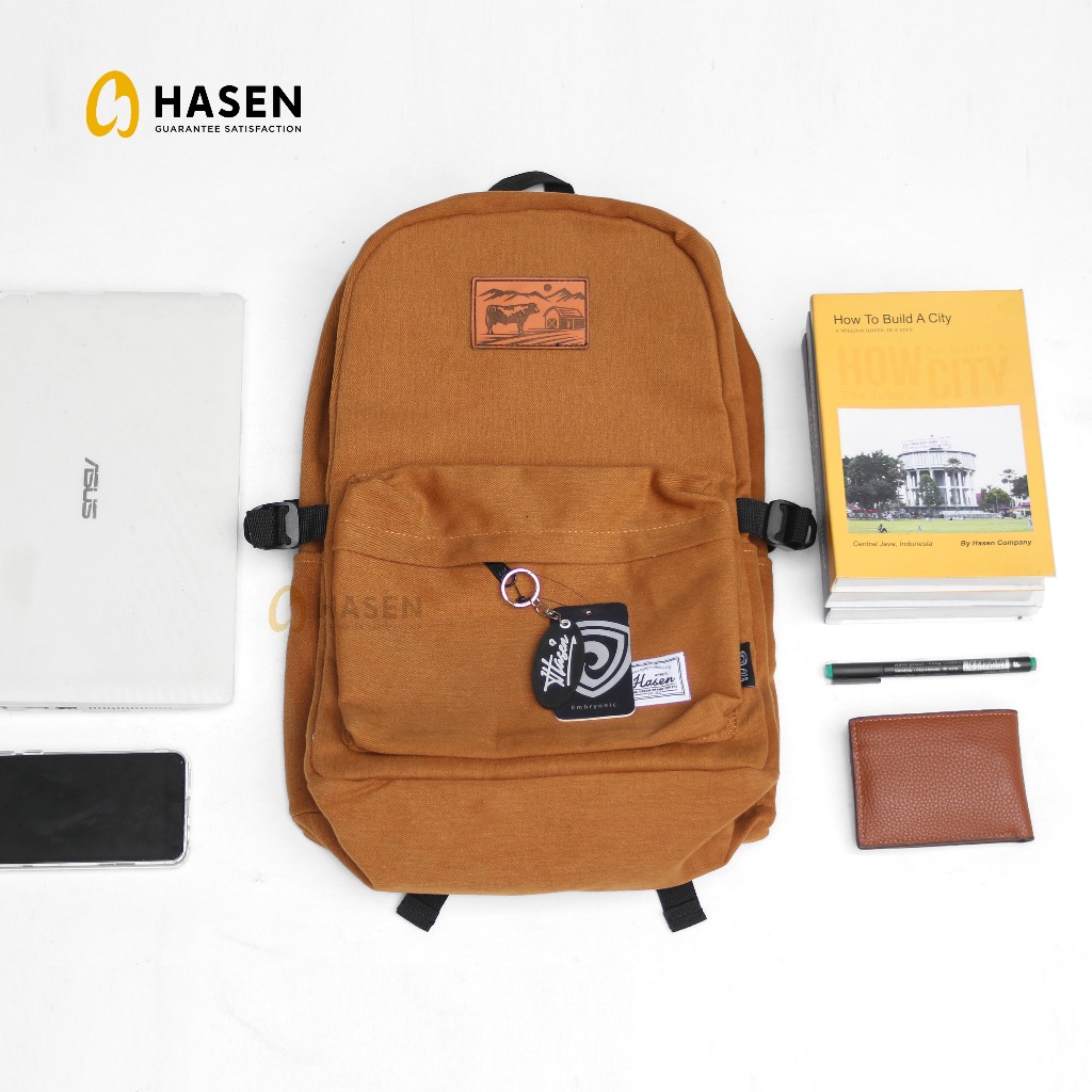 Jual Tas Ransel vintage 01 kanvas export quality I Hasen Free Rain ...