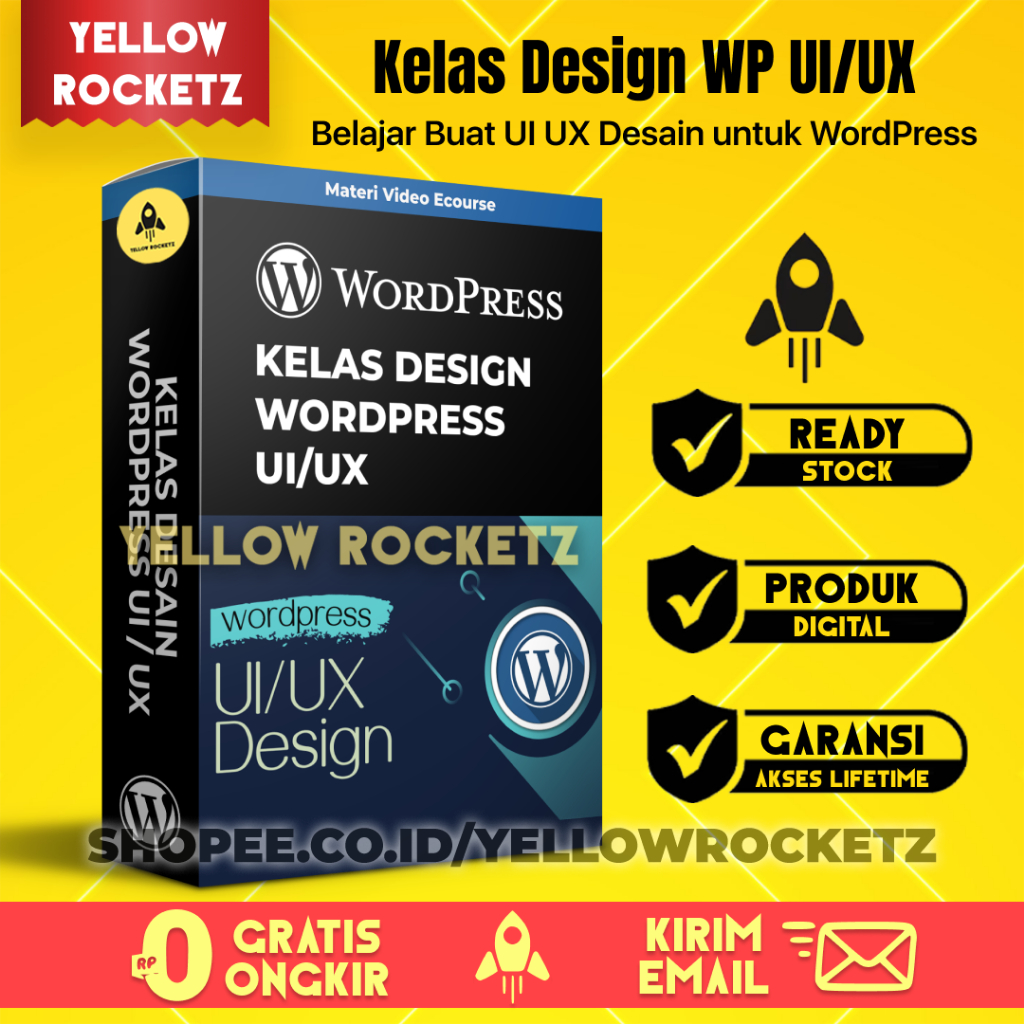 Jual Kelas UI/UX WordPress dari Nol – Kuasai Desain Web & Bangun ...