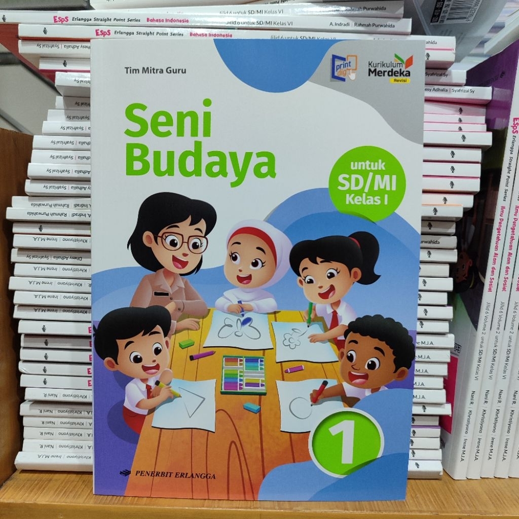 Jual Buku Seni Budaya Kelas 1 SD Kurikulum Merdeka Erlangga | Shopee ...