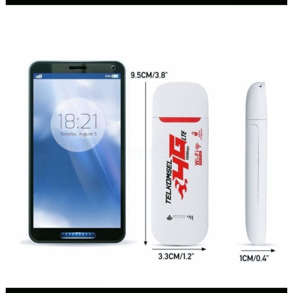 Jual Portable MODEM Wifi 4G USB 500 Mbps Unlock Band Mobile WIFI ...