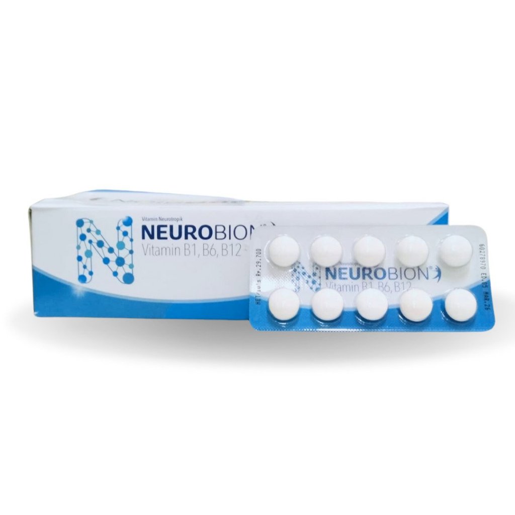 Jual Neurobion Box 250's Tablet Merck - Vitamin B1, B6, B12 / Vitamin ...