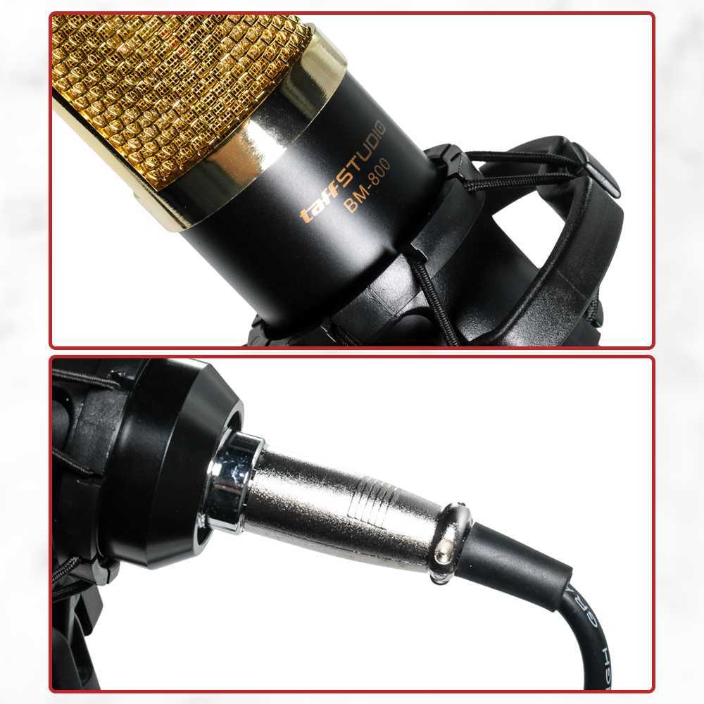 Jual Mikrofon Kondenser XLR TAFF BM-800 - Condenser Microphone ...