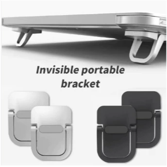 Holder Laptop Stand 2 PCS Tablet Penyangga Portable Mini Aluminum Cooling Pad Stand Penyangga