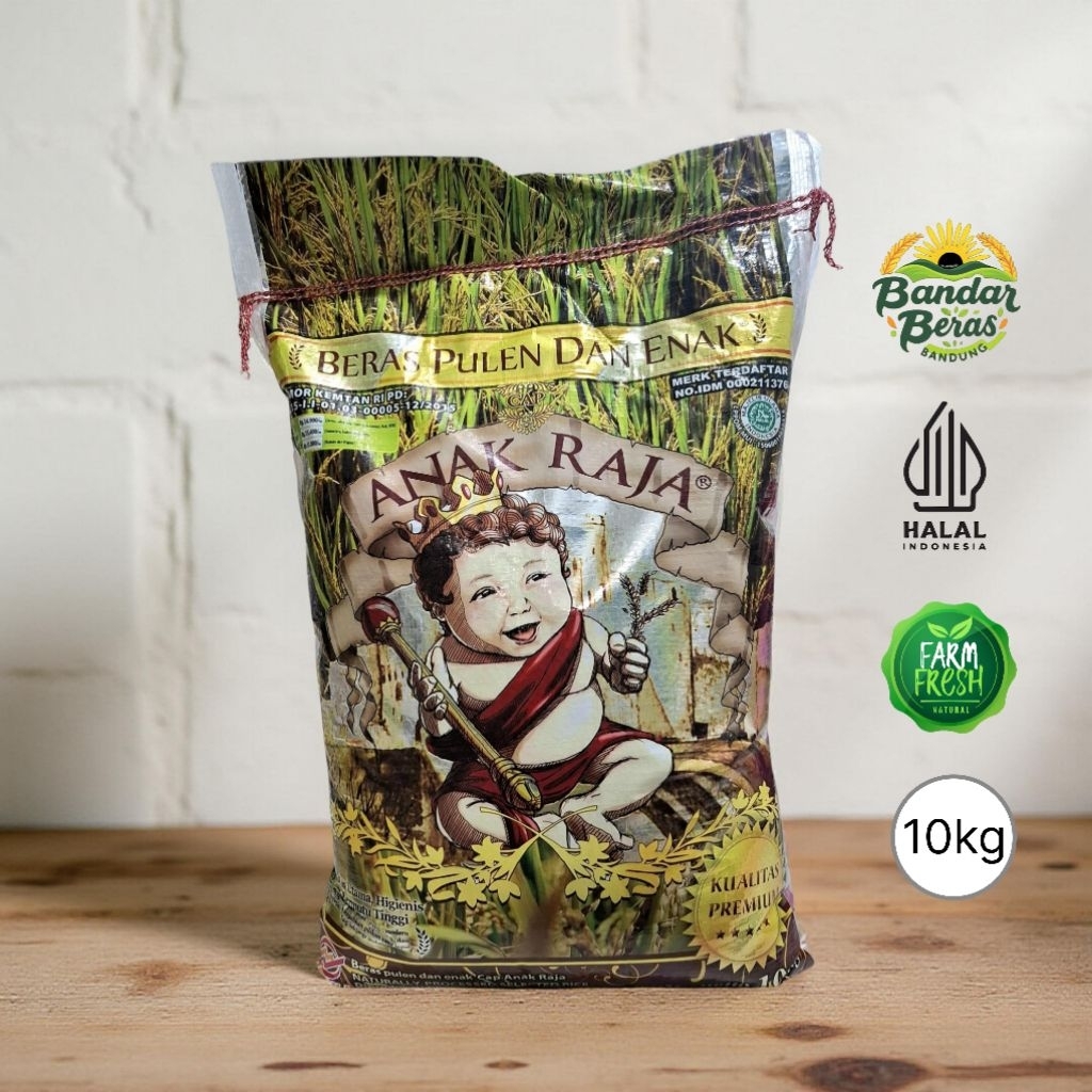 Jual Beras Anak Raja 10kg Pulen | Shopee Indonesia