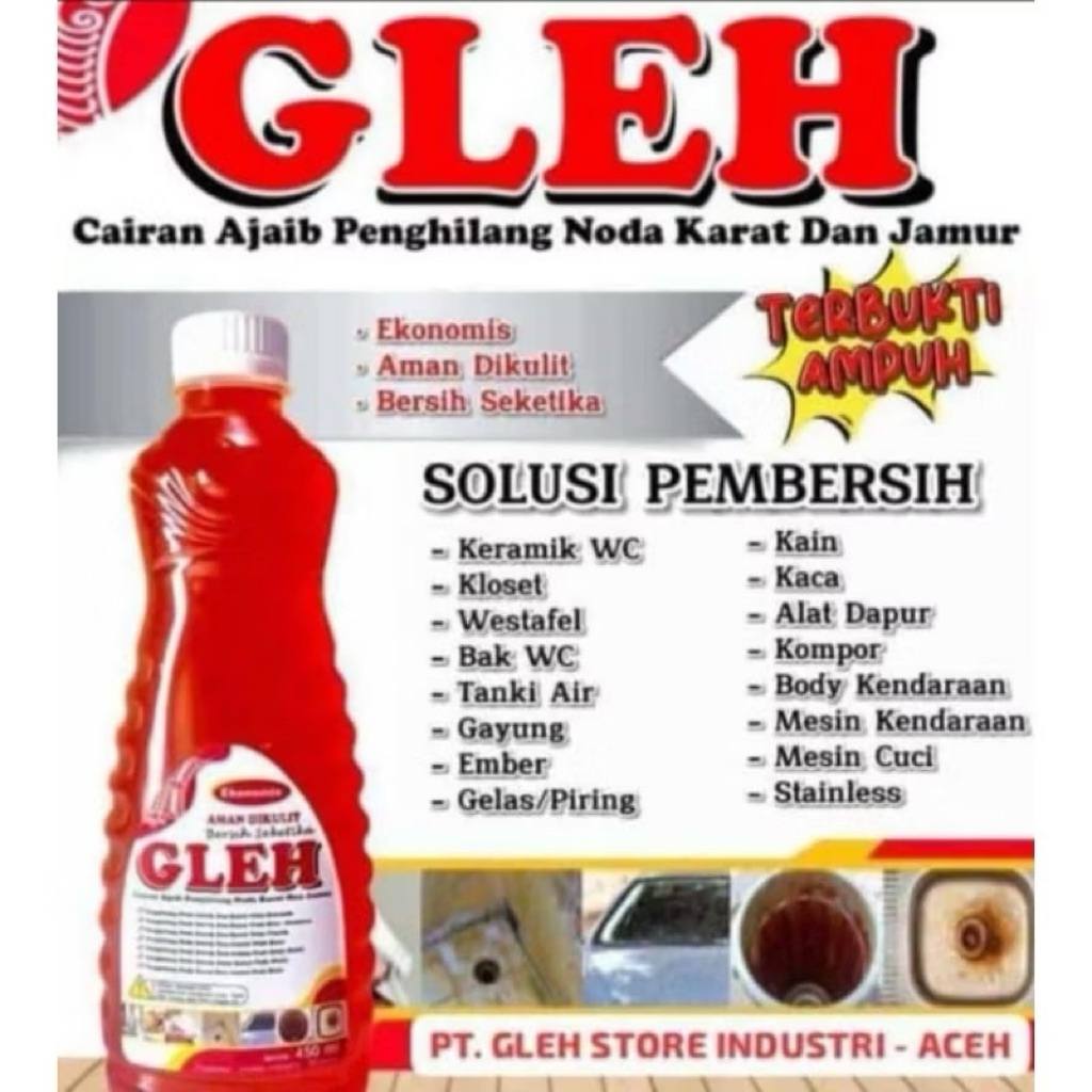 Jual Gleh Cairan Pembersih Ajaib Semua Permukaan | Shopee Indonesia