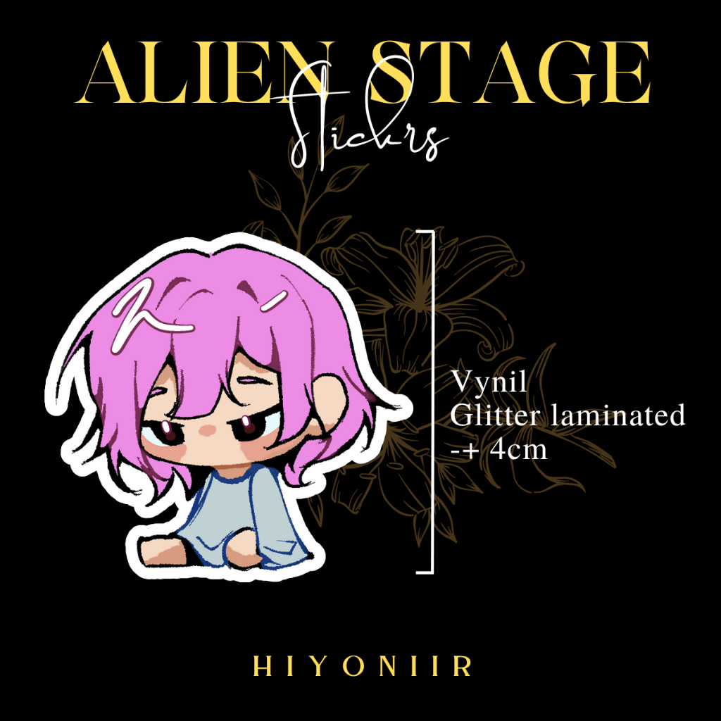 Jual [Hiyoniir] Alien Stage Babies Glitter Sticker | Shopee Indonesia
