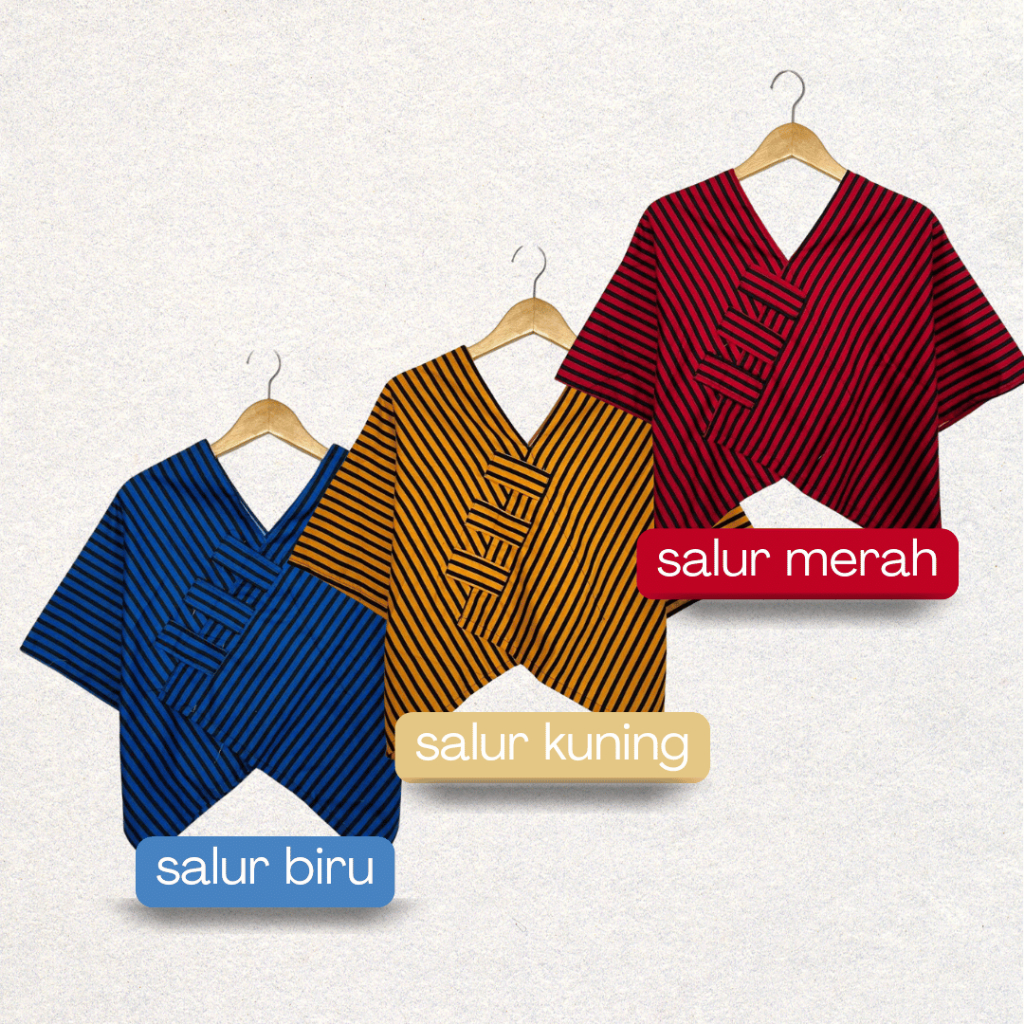 Jual Outer Batik Salur Crop Top Etnik - Atasan Batik Wanita Modern ...
