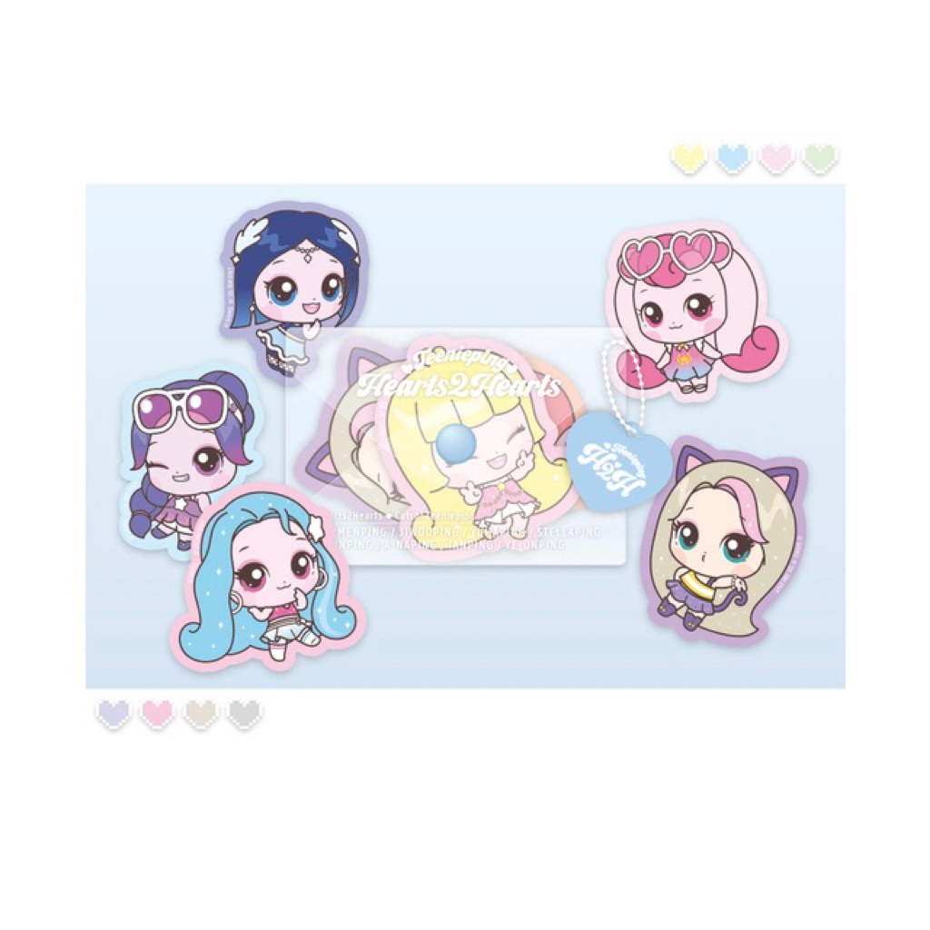Jual [PRE ORDER] MD STICKER POUCH SET HEARTS2HEARTS X TEENIEPING H2H ...