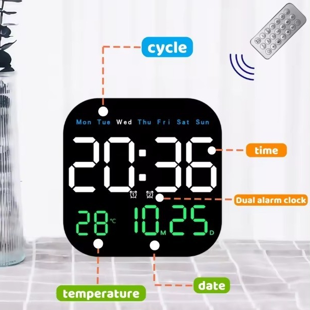 Jual Jam Digital LED Jam Dinding LED Timer Countdown Digital LED Timer ...