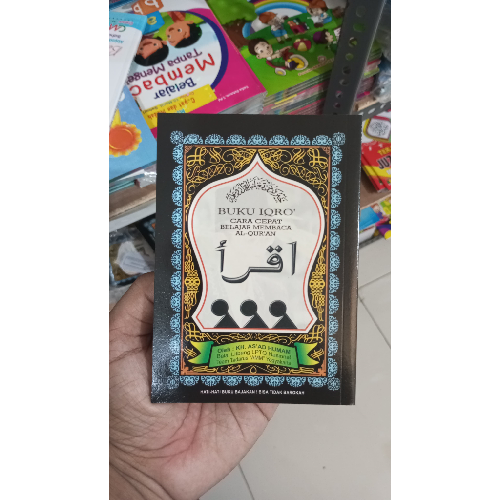 Jual Buku IQRO Hitam Terbitan Kh As Ad Humam Volume 1-6 (Lengkap Jilid ...