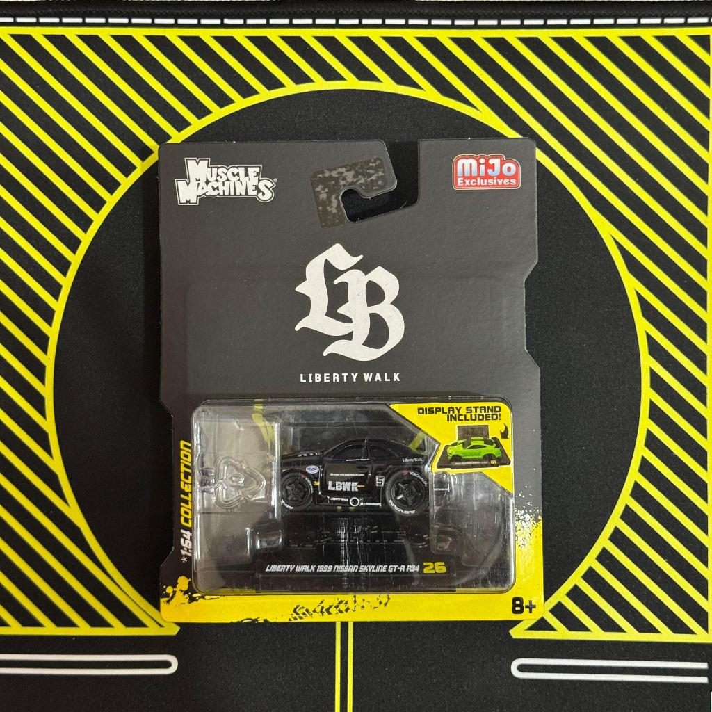 Jual MUSCLE MACHINES LIBERTY WALK 1999 NISSAN SKYLINE GT-R R34 NO 26 ...
