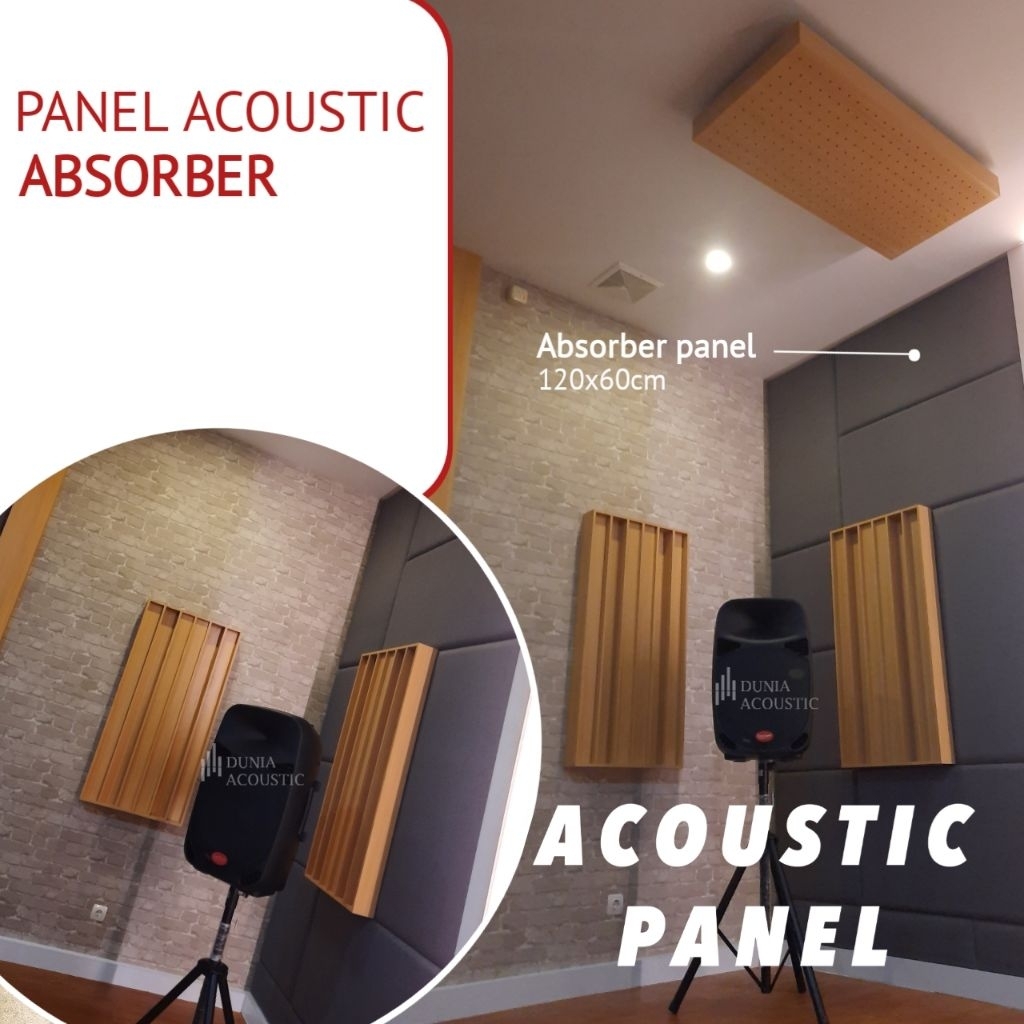 Jual Peredam suara model panel absorber 120x60cm | Shopee Indonesia