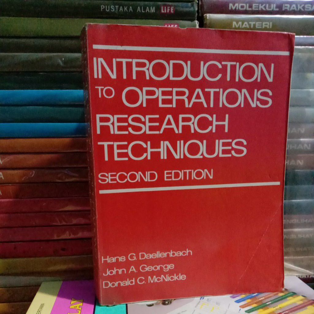 Jual BUKU TEKNIK INTRODUCTION TO OPERATIONS RESEARCH TECHNIQUES ...