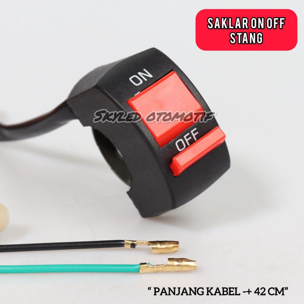 Jual Premium Saklar Lampu On Off Stang / Switch On Off Lampu Untuk ...