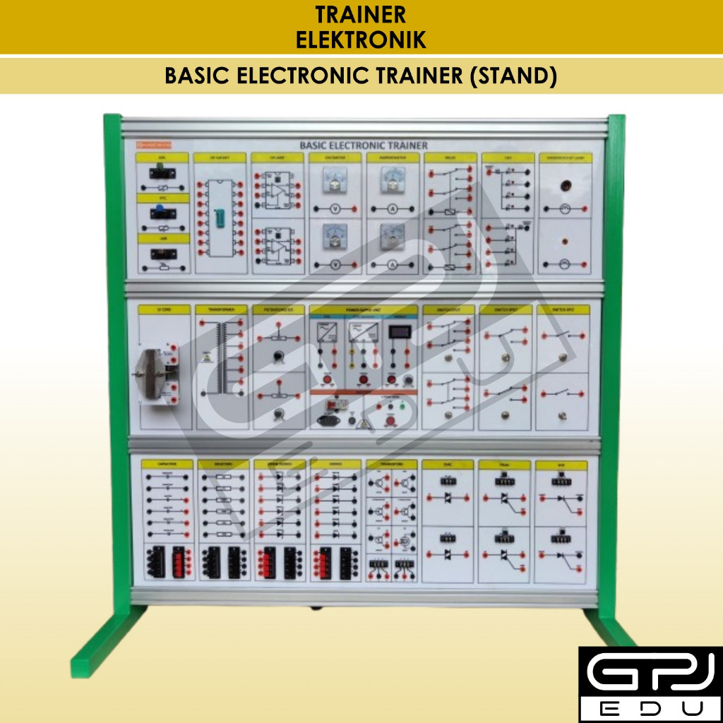 Jual BASIC ELECTRONIC TRAINER (STAND) TRAINER ELEKTRONIKA DASAR ...
