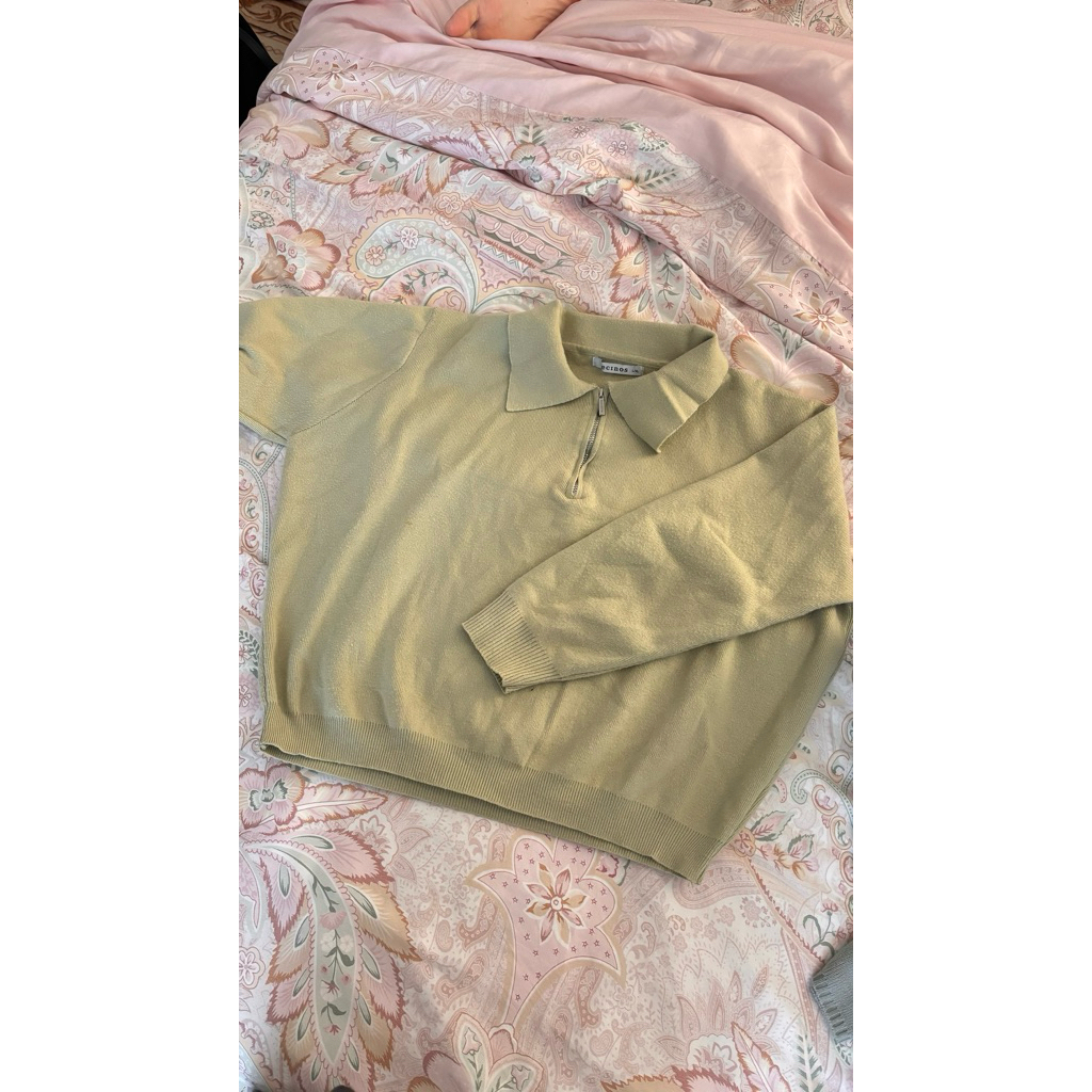 Jual ecinos half zip (pistachio) | Shopee Indonesia