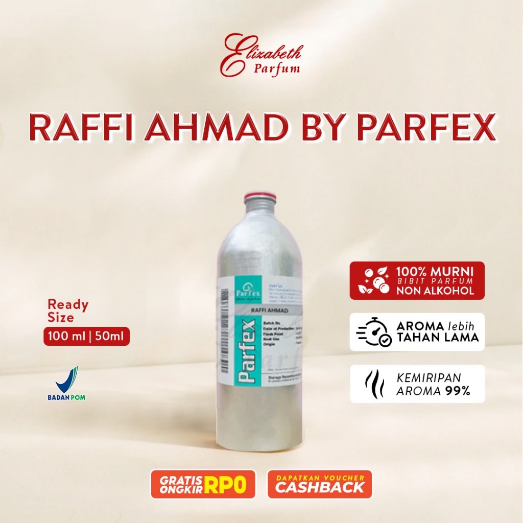 Jual Raffi Ahmad by Parfex 100ml. Grosif bibit parfum murni tanpa ...