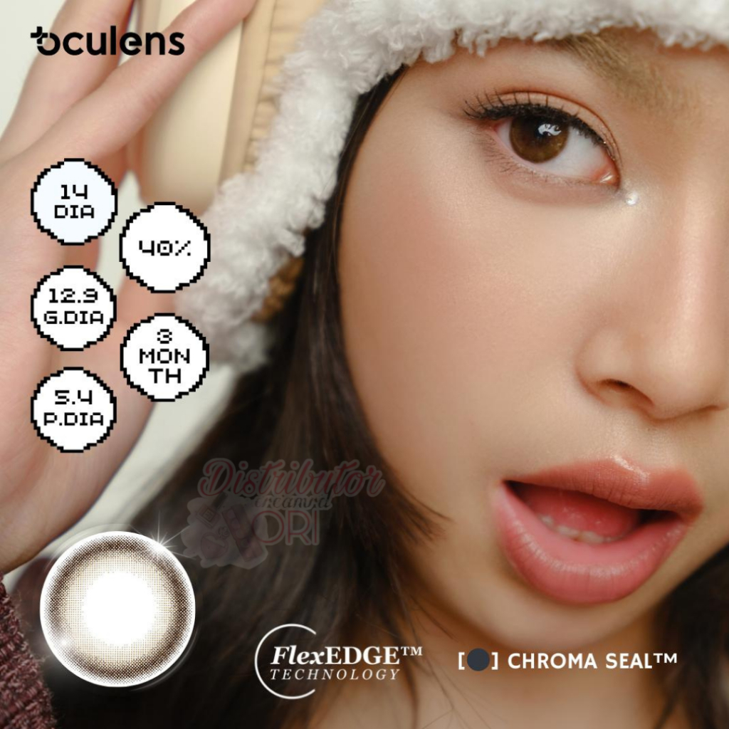Jual OCULENS Softlens MISTY / Gentle Grey / Bare Brown / Chic Hazel ...