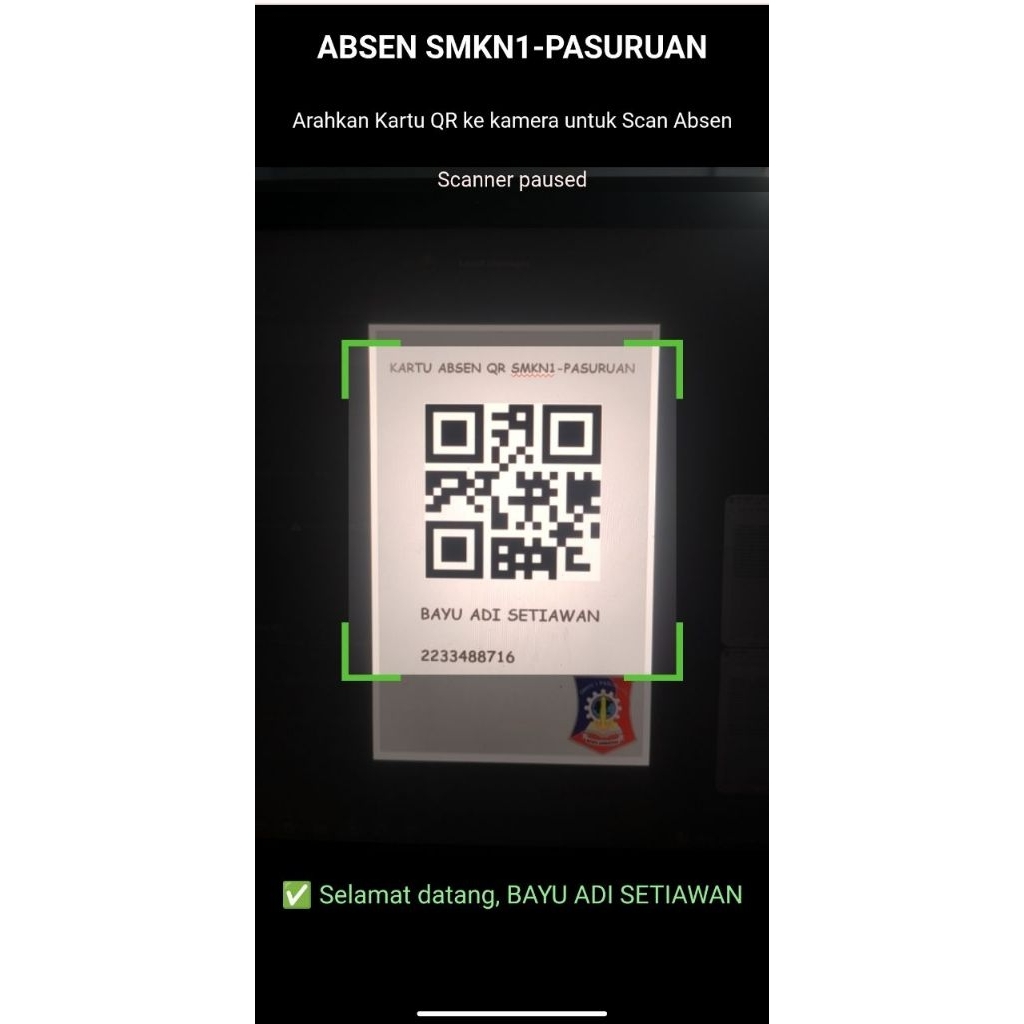 Jual SISTEM ABSEN QR CODE OTOMATIS | Shopee Indonesia