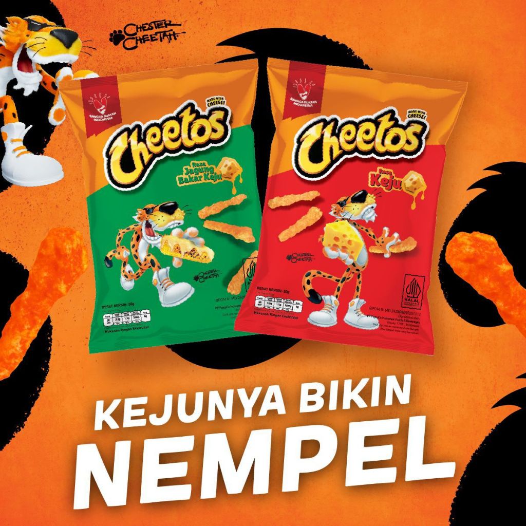 Jual Cheetos Makanan Ringan Rasa Jagung Bakar Keju 120gr - Pack of 2 ...