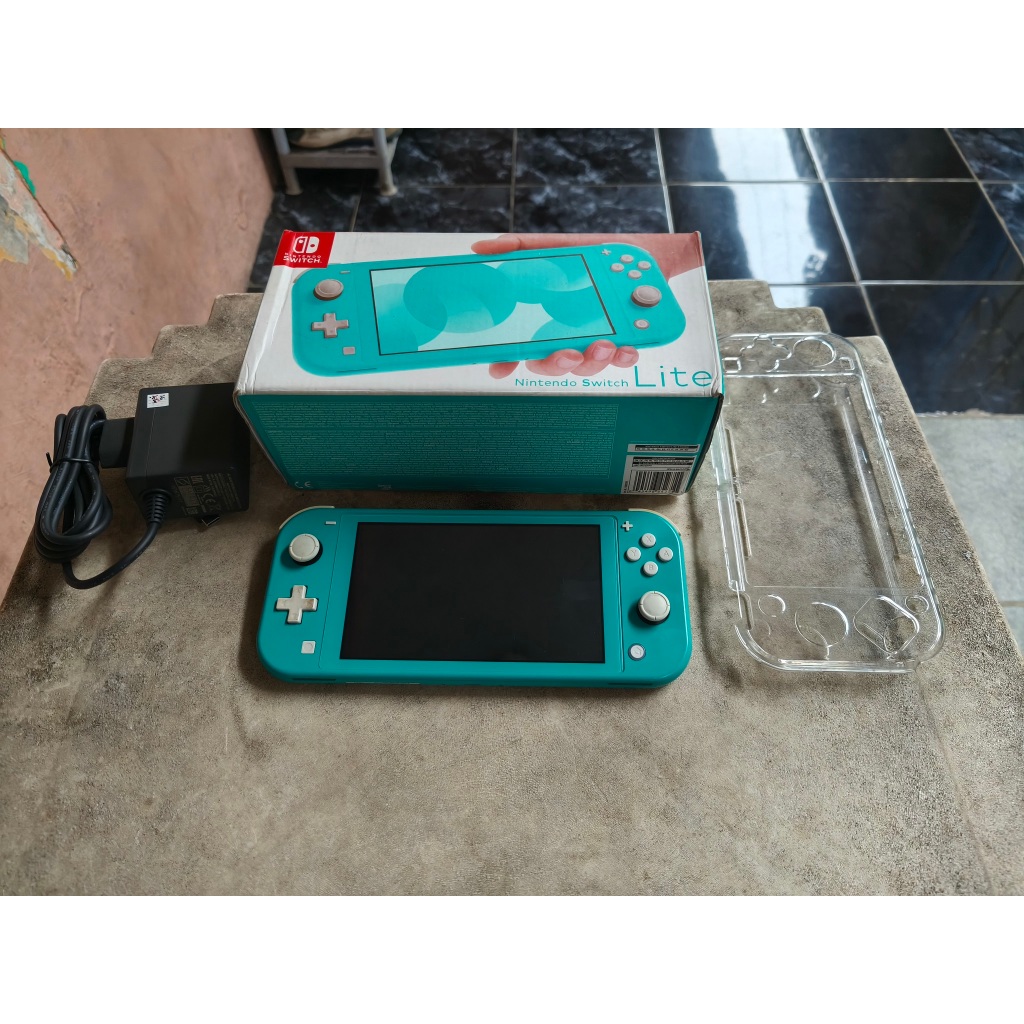 Jual Nintendo Switch Lite CFW Atmos 128GB Turquoise Fullset 08 | Shopee ...