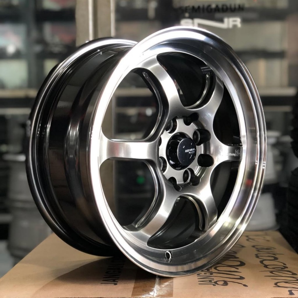 Jual Velg Advan RGD2 Ring 15 Lebar 6,5 Pcd 4x100/114 Et 42 Warna Hyper ...
