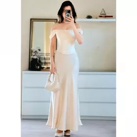 Rok Satin Maxi Premium Satin Long Skirt Rok Duyung Satin Flowy Mermaid Rok Slimfit Panjang