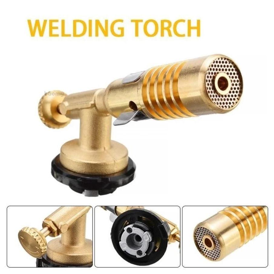 Jual Gas Torch Flame Gun Blow Torch Portable Kepala Las Manual Full ...