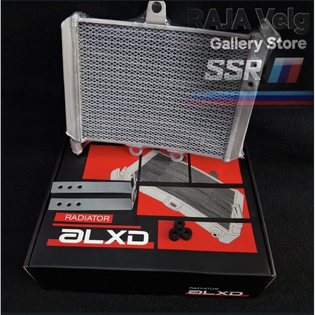 Jual RADIATOR ALXD CURVE PLUA BREKET NINJA KR / SS DAN KRR | Shopee ...
