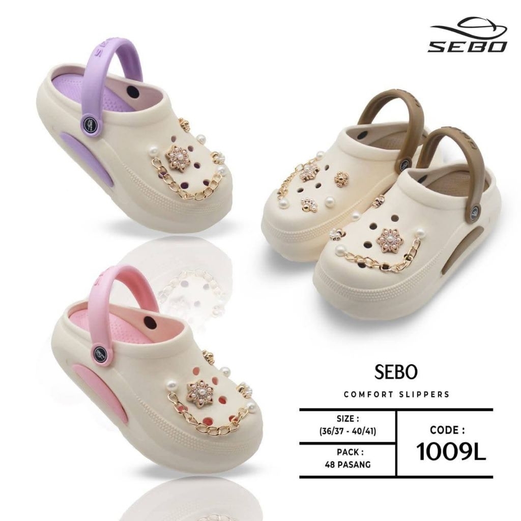 Jual SEBO Sandal Baim Wanita Motif Goofy Kekinian Anti-selip Model ...