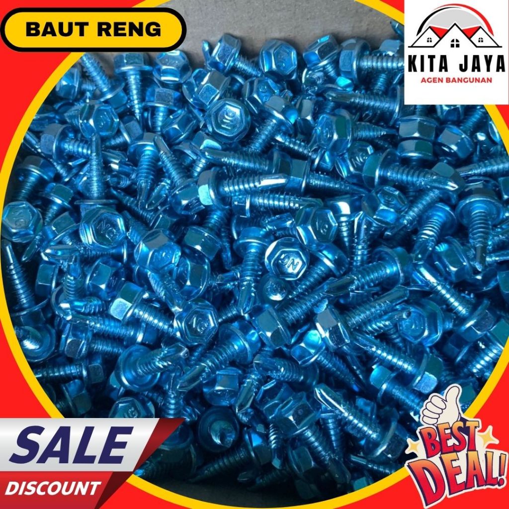 Jual Baut Reng / Baut Canal / Baut Kanal / Skrup Baja Ringan 10x16 ...