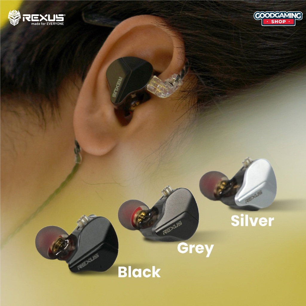 Jual Rexus EM100 / EM-100 In Ear Monitor Earphone 10mm Dynamic Driver ...