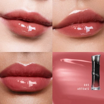 TIME PHORIA Lunara Frost 3D Lip Gloss Lipstick LipTint Lip Cream Hyper Shine Color Fresh