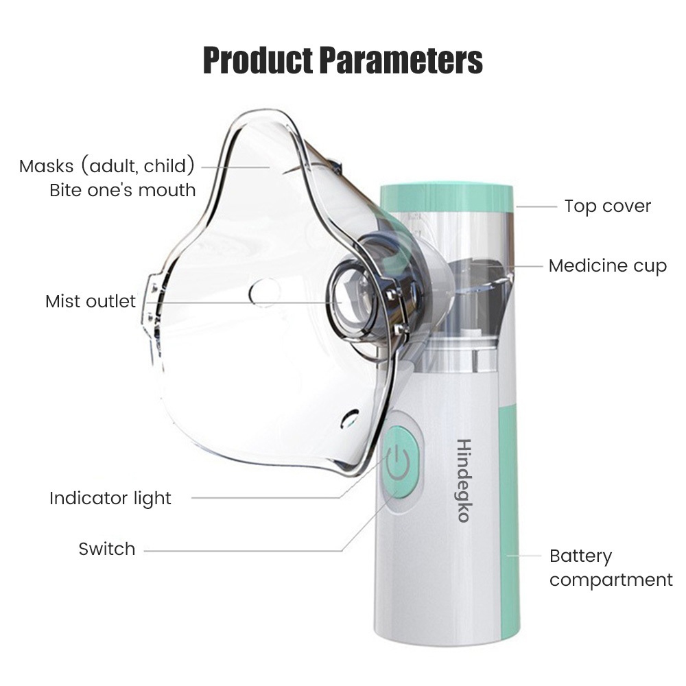 Jual Nebulizer Inhaler Alat Star Portable Terapi Handheld Machine Mesh ...