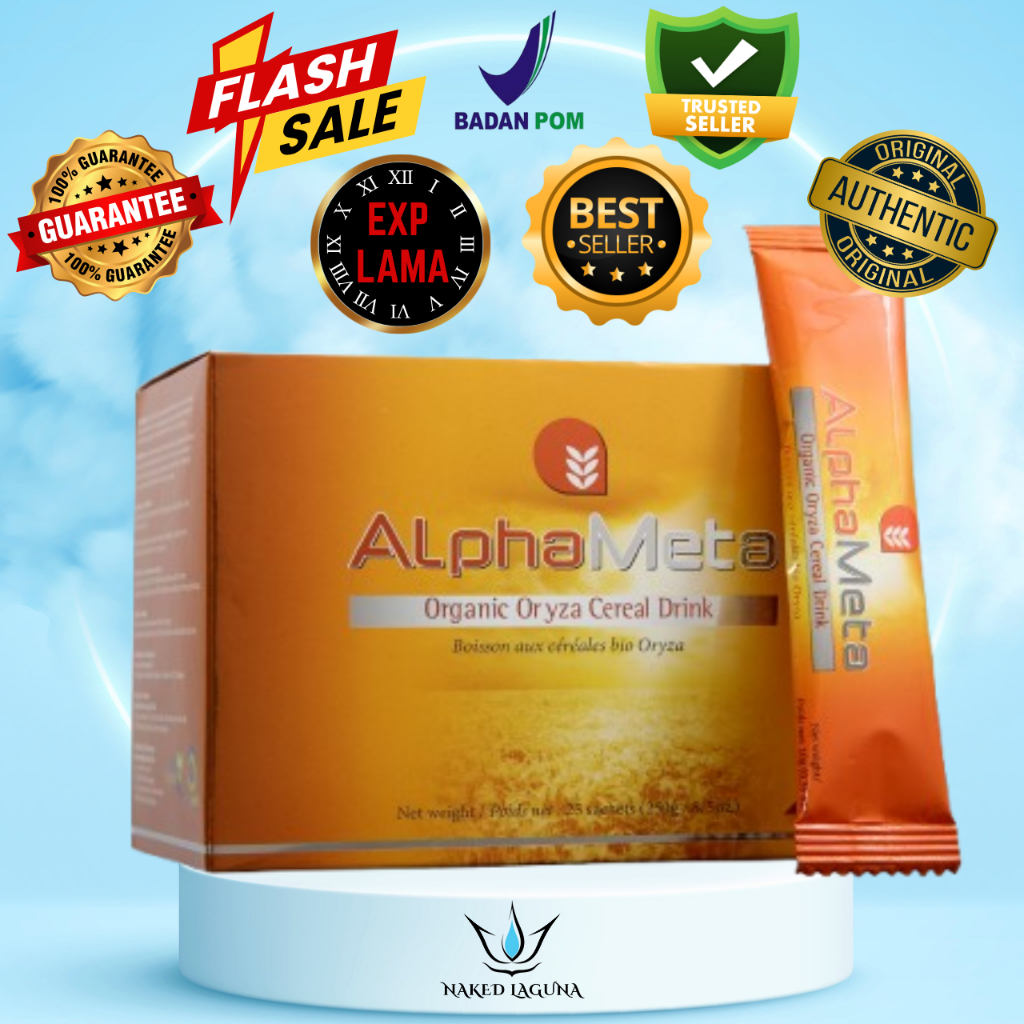 Jual ALPHA META ORIGINAL / Alpha Meta 1 Box = 25 Sachet untuk Nutrisi ...