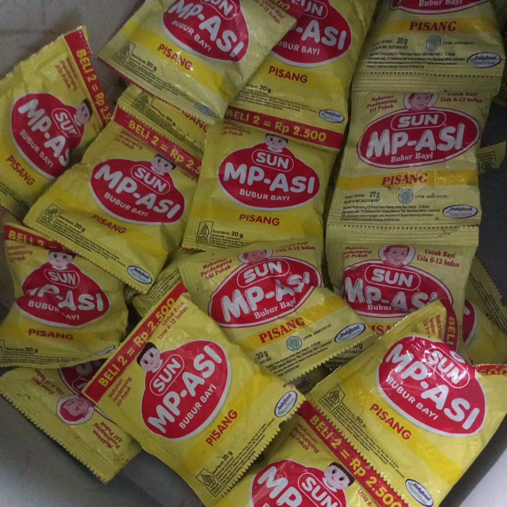 Jual Pakan Ternak Bubur Sun atau Promina 20gr Pisang Belum Expired 2026 ...