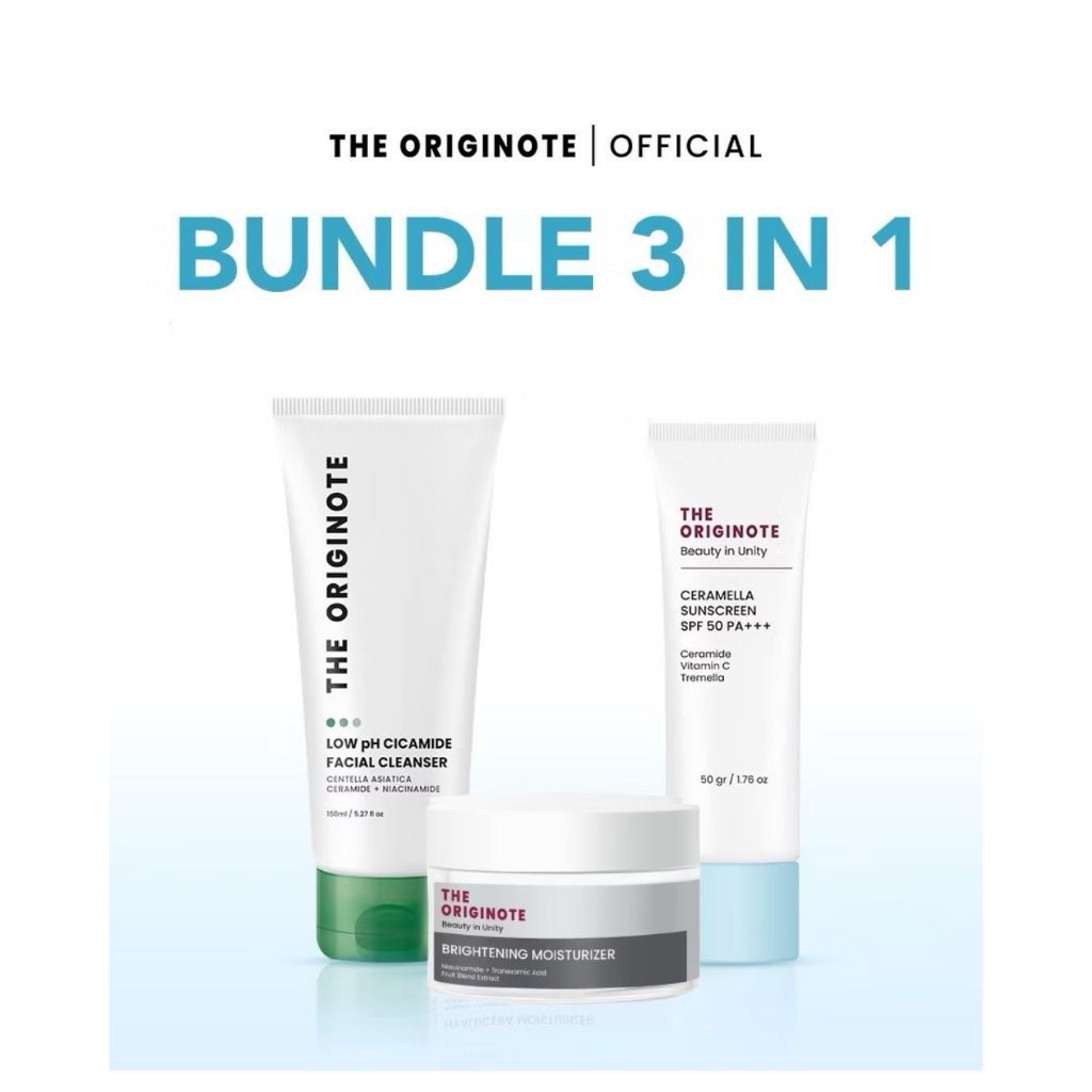 Jual The Originote 1 Paket Skincare Brightening Moisturizer + Facial ...