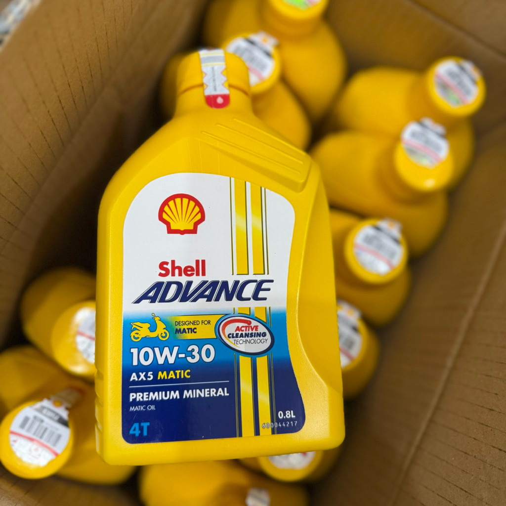 Jual OLI SHELL ADVANCE MATIC AX5 800ml 10W-30 | Shopee Indonesia