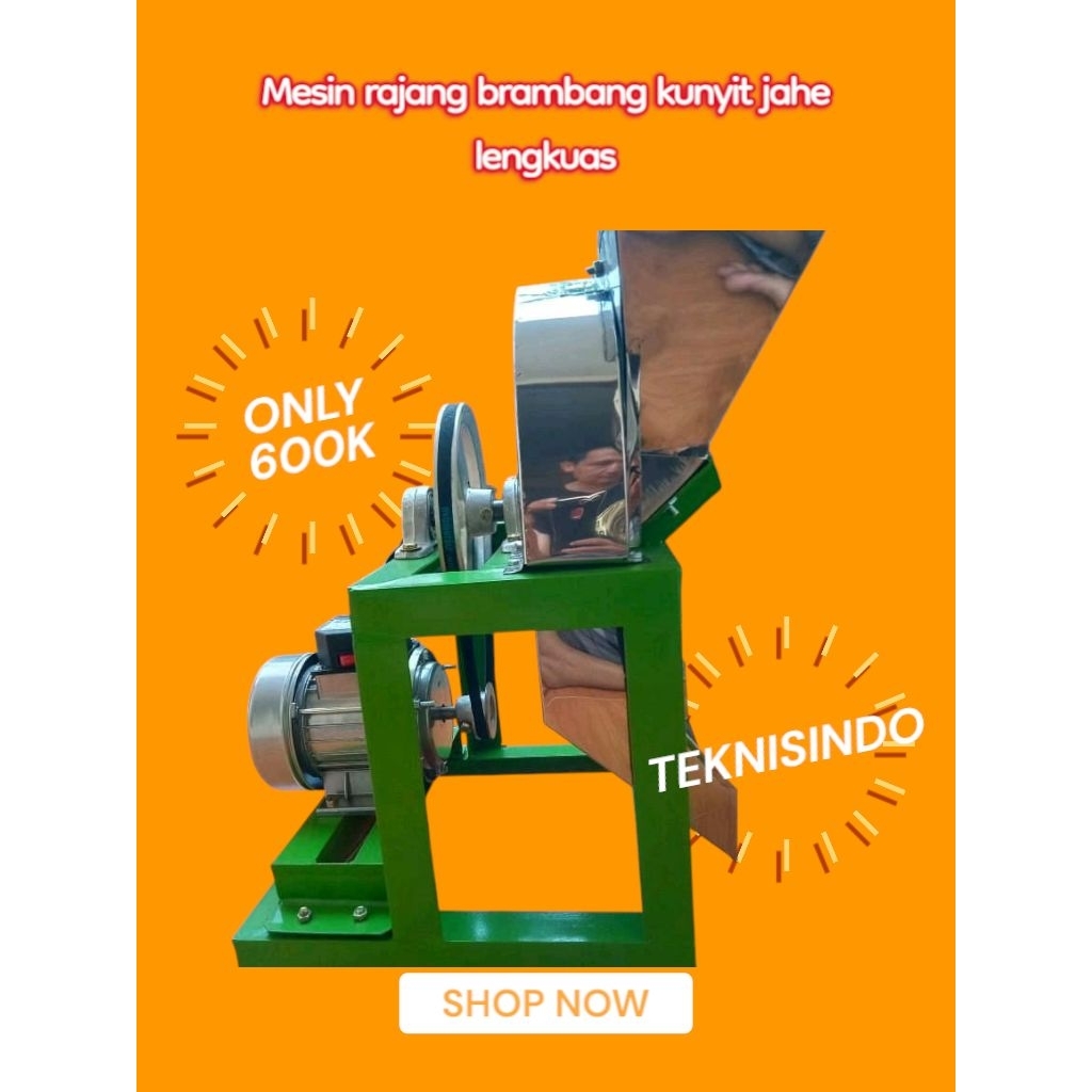 Jual mesin rajang brambang/kunyit/jahe /dan bumbu dapur lainya | Shopee ...