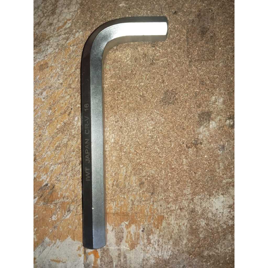 Jual Kunci L 16mm / kunci L no 16 / allen key hexagon key wrench ...