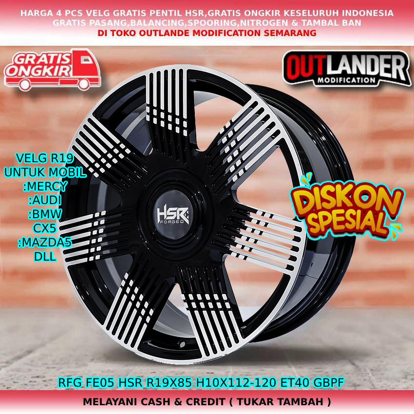 Jual velg racing hsr forged untuk mobil mercy audi Mini Cooper Vw ...