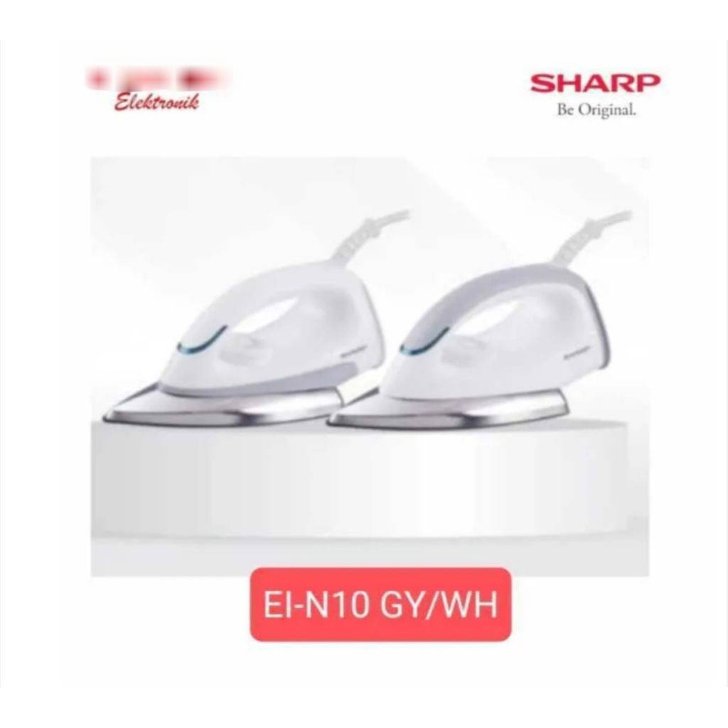 Jual Sharp EIN10 Setrika Dry Iron Non Stick 350W | Shopee Indonesia